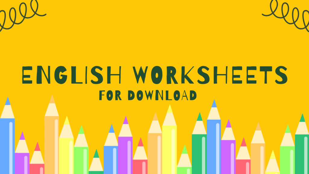 Download free english worksheet